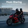 XGP X10 10 Riders Group Mesh Motorcycle Intercom, 3000m Motorcycle Bluetooth Headset V5.3 with Audio Multitasking, Helmet Communication Systems with Hi-Fi Speakers for ATV/Snowmobile,1 Pack, Grey view 3