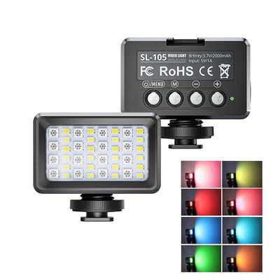 Andoer Underwater Diving Light, Diving Gear Waterproof LED 5600K 200K Mini LED Video Light Underwater Waterproof Up to 40M for Action Cam for Underwater Video Photography