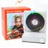 HOTT Portable CD Player,Retro Bluetooth 5.3 CD Players for Home,Music Player with HiFi Speaker,4000mAh Recheageable/Remote Contro/RGB Night Light/Sleep Timer/U Disk/Micro SD/AUX (White-A) view 1