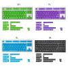 131 Keys Double Shot Keycaps For Mechanical Keyboard OEM Profile Keycaps DIYSublimation Backlit Keycaps Transparent Mechanical Keyboard Keycaps Game Keyboard Keycaps Keycaps Keycap Set Keyboard view 2