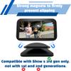 Sintron Adjustable Magnetic Stand Mount for Echo Show 5 3rd gen, Smart Display Stand Holder with 360 Degree Rotation, Swivel & Tilt Function, Anti-Slip Base - Black Compatible with iPhone newer models view 2