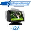 Sintron Adjustable Magnetic Stand Mount for Echo Show 5 3rd gen, Smart Display Stand Holder with 360 Degree Rotation, Swivel & Tilt Function, Anti-Slip Base - Black Compatible with iPhone newer models view 4
