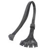 16Pin(12+4) PCIE5.0 GPU Adapter Line 16pin Pcie5.0 To 4 8pin Male Graphics Video Card Cable 16pin To 8pinx4 12VHPWR PCIE5.0 Cable 8PIN Interface To GPU PCIE5.0 12VHPWR 16PIN(12+4) Bent Straight view 1