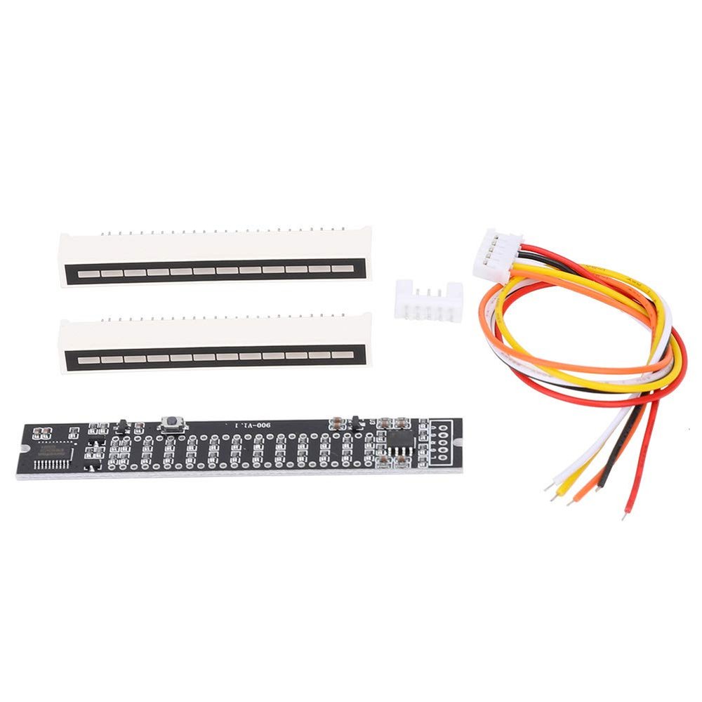 12 Level Stereo Music Audio Spectrum VU Meter Amplifier DIY Board with 8 Display Effects for Professional Monito (Music Spectrum Level Indicator)