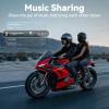 XGP X10 10 Riders Group Mesh Motorcycle Intercom, 3000m Motorcycle Bluetooth Headset V5.3 with Audio Multitasking/Music Sharing, Helmet Communication Systems for ATV/Snowmobile/Ski, 2 Pack view 3