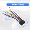 16 Pin Automobile Radio Cable Harness Compatible with Kenwood CD DVD Navigation Replace OE bv9955 bv9958 bv9962 bv9974 bv9982 bv8728b bv8975b bv9964b view 2