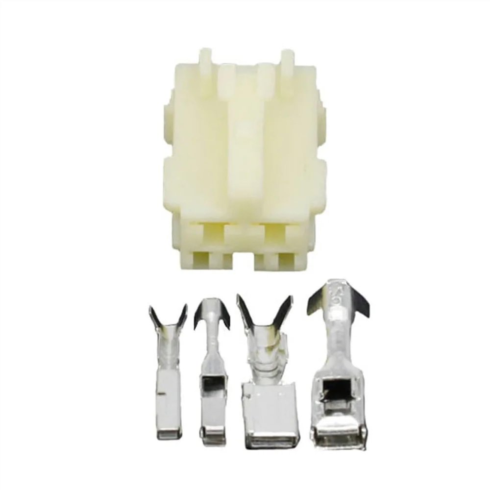 DWFSKZKV 4 Pin DJ7041Y-2.2 4.8-11/21 Female and Male Electrical Plastic Socket Wire Household Electric Appliance Connector (Color : Female Plug, Size : 10 Sets)