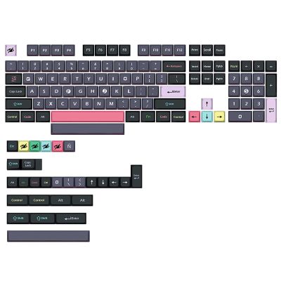133 Keys Keycaps XDA Profile DYE-SUB For Key Cap For DZ60/RK61/GK64/68/75/84/980/104 Mechanical Keyboard Keycap 7U Space Keycaps Key Caps 133-Key Dye Sublimation PBT XDA Profile Keycaps For MX Gaming