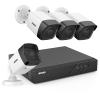 ANNKE 5MP Security Camera System with 8MP 8 Channel PoE NVR x 4 (5 Megapixel) Indoor/Outdoor Wired IP POE Smart Cameras, 100 ft Night Vision, Remote Access, Motion Detection, Alert Push, No Hard Drive view 1