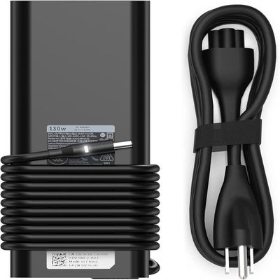130W 4.5mm Round Tip AC Adapter Laptop Charger Replacement for Dell XPS 15 9530 9550 9560 9570 7590 Inspiron 7347 7348 7459 Precision M3800 M2800 5510 5520 5530 5540 HA130PM130 0RN7NW Power Cord