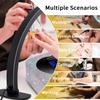 Half Moon Light for Nail Desk,29In Half Moon Lamp with Phone Holder,3000-6000K Nail Lamp Perfect LED Machine Light for Table (Black) view 4