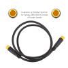 POENVFPO Extension Cable, 3pin Connector, ABS Plastic Rubber Electric Extension Cable Modification Accessory (Male Heads on Both Sides) view 2