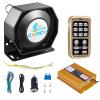 CXRCY 12V 200W Slim Police Siren PA System with All-in-One Wireless Controller/Mic, 120-130dB Alarm Horn Siren, 18 Tones Emergency Warning Kit for Car Ambulance Vehicles Fire Truck SUV ATV UTV view 1