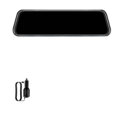 10 Inch 4K 3840 * 2160P GPS Car Dvr Mirror Dash Cam Dual Len Dashcam Drive Recorder Stream Rearview Mirror IPS Screen Camera(Only 4K Front,128G)