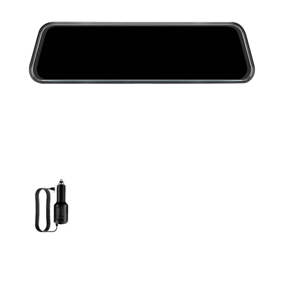10 Inch 4K 3840 * 2160P GPS Car Dvr Mirror Dash Cam Dual Len Dashcam Drive Recorder Stream Rearview Mirror IPS Screen Camera(Only 4K Front,128G)