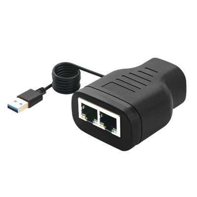 GRABLOOM 3-Way RJ45 Splitter Replacement RJ45 Ethernet Networking Splitter Adapter PC 1 to 2 Cable Extender Connector Rj45 1 Male to 2X Female LAN Ethernet Connector
