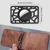 Glomora 2Pcs Air Tag Wallet Holder, Slim Card Hollowed Out Mesh Silicone Protective Air Tag Card Case for Purse Handbag Backpack view 4