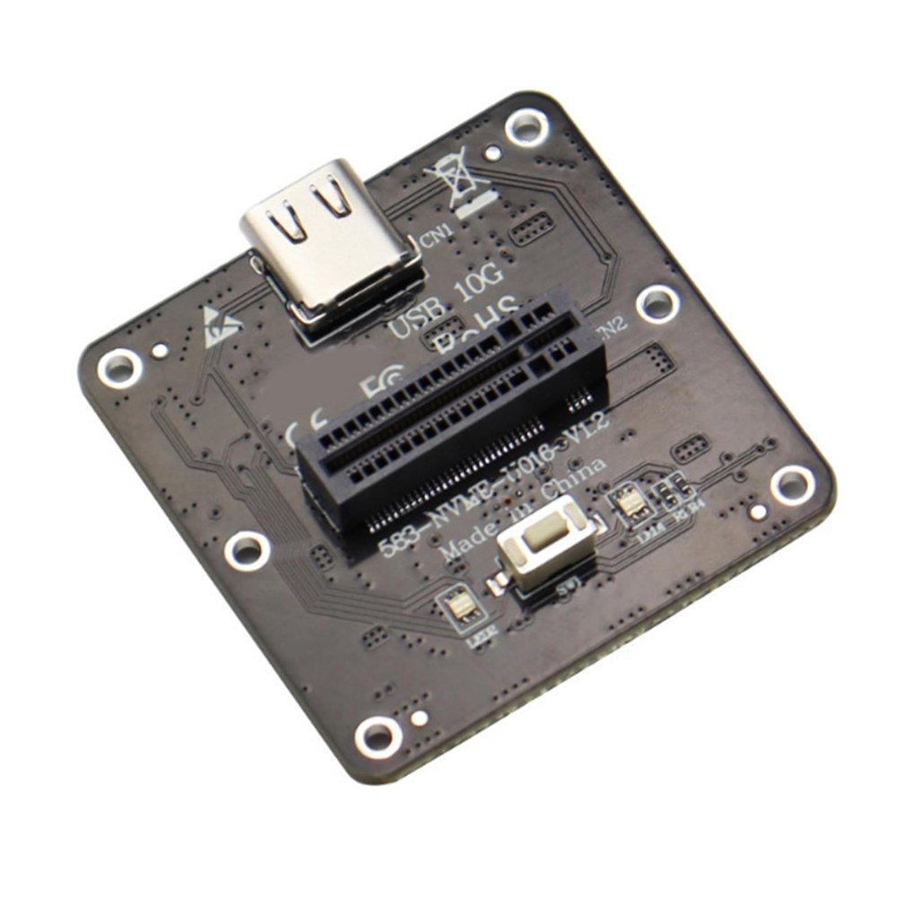 M.2 NVMe Solid Hard Disk Enclosure Adapter Card JMS583 NGFF Type-C USB3.1 1000+Mb/s M.2 SSD Converter M.2 to Type-C USB3.1 Adapter Board 10Gbps Laptop Desktops Computer