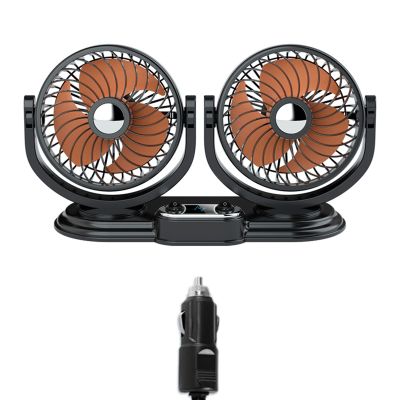 GRABLOOM USB 5V Portable for Head Car Fan Air Fan Car Air Conditioner Strong 360 Degree Car 2 Gears Ornaments Househo Car Fan 5v 12v 24v USB Cooling Fan with 360 Degree