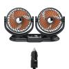 GRABLOOM USB 5V Portable for Head Car Fan Air Fan Car Air Conditioner Strong 360 Degree Car 2 Gears Ornaments Househo Car Fan 5v 12v 24v USB Cooling Fan with 360 Degree view 1