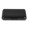 Aluminum Hard Wearing Memory Card Storage Box Anti Scratch Black Compact Design for Work Travel view 1