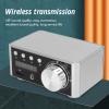 UPQRSG Amplifier Bt 5.0, Stereo Receivers for Home Audio, Silver Mini Digital Amplifier HiFi Stereo Class D Audio Amp Receiver, Home Theater Audio Stereo System Components view 2