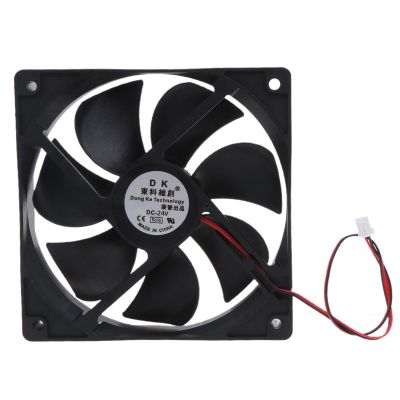 GRABLOOM 12025 PC for Case Fan 120mm Computer Chassis Radiator 120x120x25mm CPU Ball Oil Bearing Fan 12CM XH2. CPU Cooling Fan 120mm 120mm Fan CPU Radiator 5/12/24V Brushless