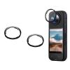 YYRCVRA Rotary Lens Guards Protective Cover Compatible for Insta360 X4 Premium Optical Tempered Glass Lens Protector Cap Cover Case Compatible With Insta360 X4 Camera Accessories view 1