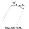 GRABLOOM 1Pair Laptop Replacements Left & Right LCD Hinges for Lenovo15IML S350-15IML Laptop Computer Hinges LCD Hinges Left + Right view 3