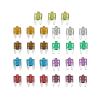 DLAHPJPT 27 PCS 5A~40A Small Size Auto Fuse Inserts car Insurance Tablets Small Fuse with lamp car Inserts Fuse view 1
