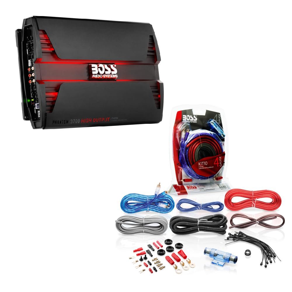 BOSS Audio Systems 5-Channel Amplifier + Wiring Kit