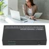 Vikye Gigabit Ethernet Media Converter, SFP Fiber Media Converter 10/100M 1 Optical Port 8 Electric Ports with LED Indicator (US Plug) view 4