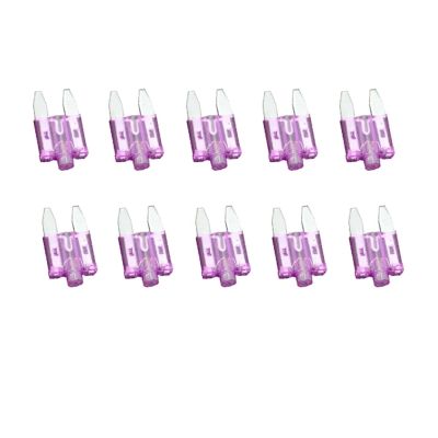 DLAHPJPT 10 PCS 35A Small Fuse Inserts car Insurance Tablets Small Fuse with lamp car Inserts Fuse