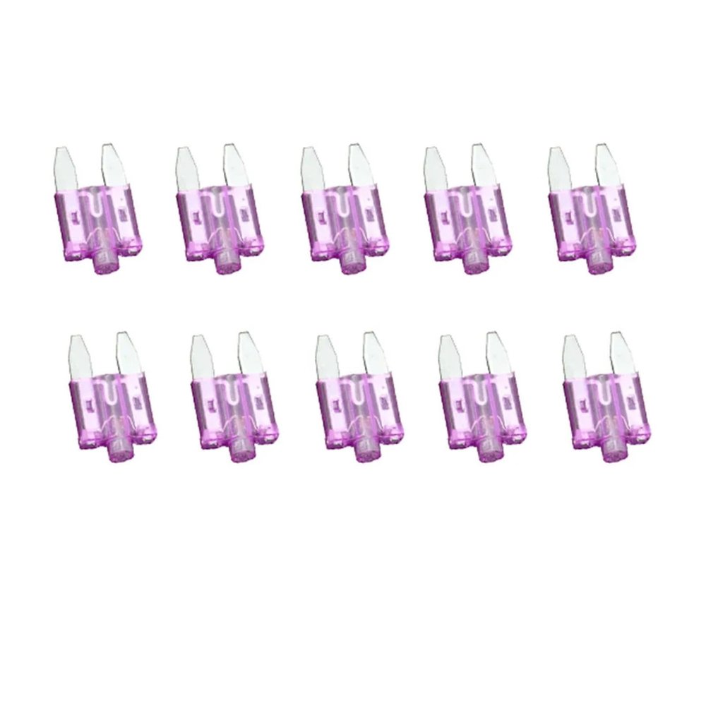 DLAHPJPT 10 PCS 35A Small Fuse Inserts car Insurance Tablets Small Fuse with lamp car Inserts Fuse