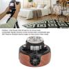 Vikye Compact Wooden Grip for DSLR Cameras, Mirrorless Cameras and Camcorder Cages, Easy Installation, 360 Degree Rotation, Aluminum Alloy Construction, view 2