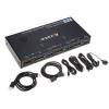 GRABLOOM Port KVM Switcher for Enhanced Visual Experience and Convenient Sharings with Single Setups KVM Switcher view 3