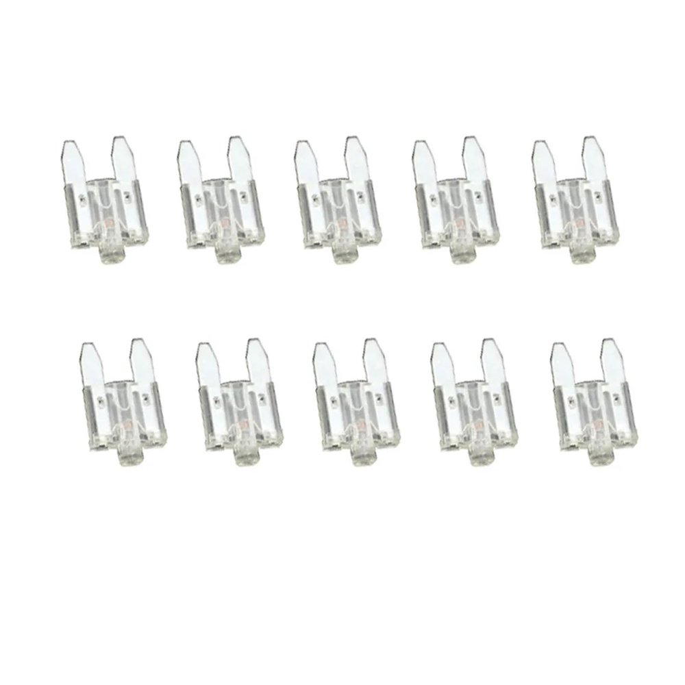 DLAHPJPT 10 PCS 25A Small Fuse Inserts car Insurance Tablets Small Fuse with lamp car Inserts Fuse