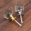 KnobsCabinet KnobsCrystal Cabinet Knobs Crystal Drawer Knobs,Dresser Knobs,6pcs Crystal Glass Knobs Smooth Pull Clear Round Handles for Drawer Cabinet Door Cupboard Kitchen Dresser Home Office DIY w view 2