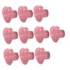 Homoyoyo 10pcs Decorative Drawer Knobs Heart Shape Cabinet Handles Wardrobe Pulls for Home Furniture view 1