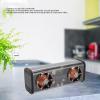 Bluetooth Speaker,HD Sound Transparent Speaker,Colorful Lights Portable Bluetooth 5.3 Speakers with Subwoofer for Home Party Travel(Black) view 2