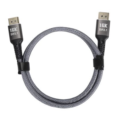 16K DisplayPort Cable,1M 40Gbps Dynamic HDR DP 2.1 Cable,High Speed Video Display Port Cord for FreeSync Gaming Display