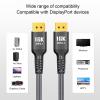 16K DisplayPort Cable,1M 40Gbps Dynamic HDR DP 2.1 Cable,High Speed Video Display Port Cord for FreeSync Gaming Display view 3
