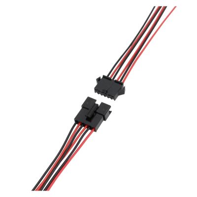 DLAHPJPT 1PC 15CM JST SM 2/3/4/5 Pins Plug Male and Female Wire Connector Wire Connector Cable Pigtail Plug Fit Compatible L*E*D Strip Light Tape Lamp (Color : 6 Pin, Size : 1 Set)