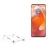 BoxWave Stand and Mount Compatible with Motorola Edge 50 Ultra - Pocket Aluminum Stand 3-in-1, Portable Multi Angle Viewing Riser - Metallic Silver view 1
