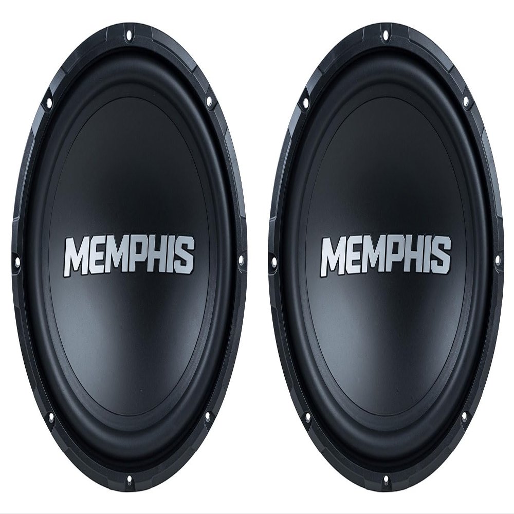 Audiosavings Bundle: (2) Memphis Audio SRX1244V 12" 300 Watt RMS SR Subwoofers DVC 4 Ohm Car Subs