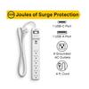 Staples NXT Technologies 6-Outlet Plus USB Surge Protector, 4-ft Cord, 1500 Joules (NX61426) view 2