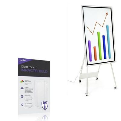 BoxWave Screen Protector Compatible with Displays2Go SF055LW (55 in) - ClearTouch ImpactShield (2-Pack), Impenetrable Screen Protector Flexible Film