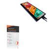 BoxWave Screen Protector Compatible with Wisecoco Stretched Bar (14 in) - ClearTouch Anti-Glare ToughShield 9H (2-Pack), Anti-Glare 9H Tough Flexible Film Screen Protector view 1