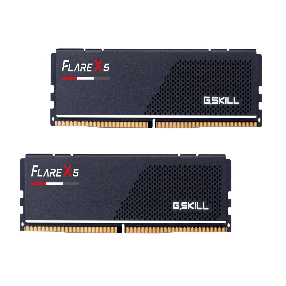G.SKILL Flare X5 Series DDR5 RAM (AMD Expo) 96GB (2x48GB) 5200MT/s CL40-40-40-83 1.10V Desktop Computer Memory U-DIMM - Matte Black (F5-5200J4040A48GX2-FX5)