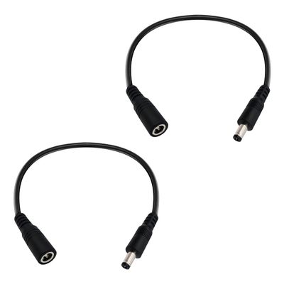 1FT DC Power Extension Cable 5.5mmx2.1mm 18AWG Male to Female 12V Extension Cable for CCTV Surveillance Camera Router LED Light Ba 2pcs